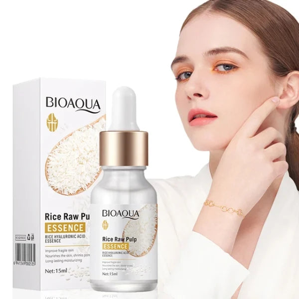 Bioaqua Face Serum Rice Repair Hyalurnic Acid Essence Facial Skin Care Product For Hydrate Anti Aging Shrink Pores Whitening